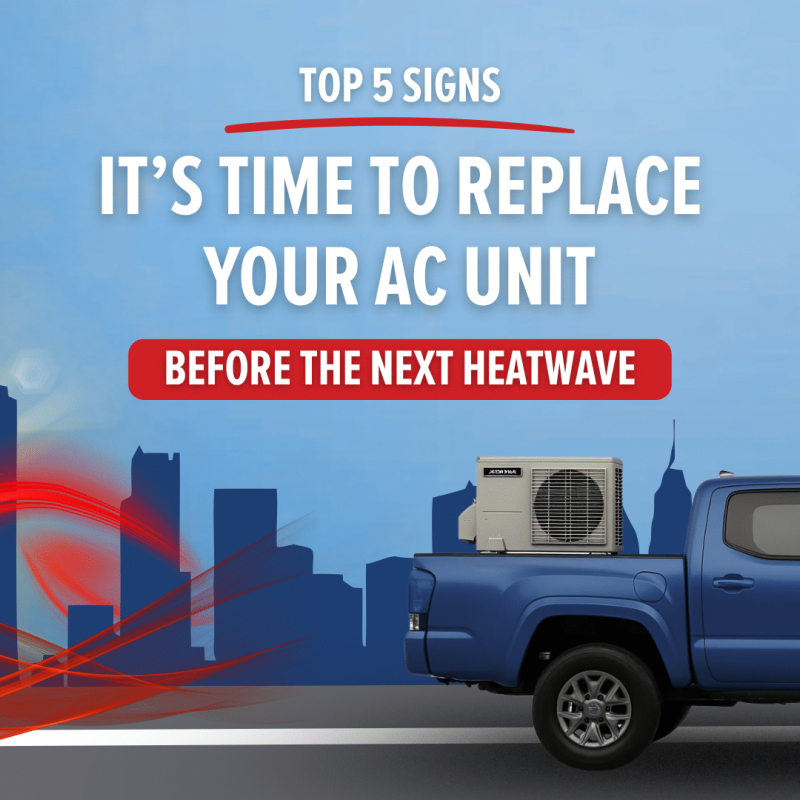 Top 5 Signs It’s Time to Replace Your AC Unit Before the Next Heatwave
